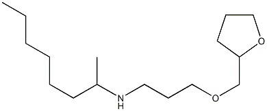 octan-2-yl[3-(oxolan-2-ylmethoxy)propyl]amine Structure