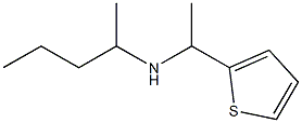 pentan-2-yl[1-(thiophen-2-yl)ethyl]amine 结构式