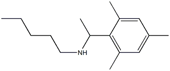 pentyl[1-(2,4,6-trimethylphenyl)ethyl]amine Struktur
