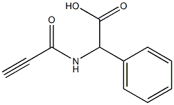 phenyl(propioloylamino)acetic acid 化学構造式