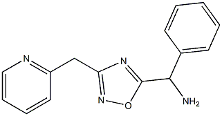  phenyl[3-(pyridin-2-ylmethyl)-1,2,4-oxadiazol-5-yl]methanamine