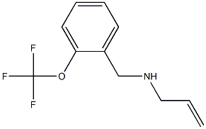 prop-2-en-1-yl({[2-(trifluoromethoxy)phenyl]methyl})amine Structure