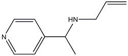 prop-2-en-1-yl[1-(pyridin-4-yl)ethyl]amine Struktur