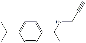 prop-2-yn-1-yl({1-[4-(propan-2-yl)phenyl]ethyl})amine Structure