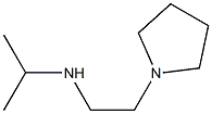 propan-2-yl[2-(pyrrolidin-1-yl)ethyl]amine Structure