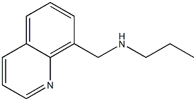 propyl(quinolin-8-ylmethyl)amine Structure