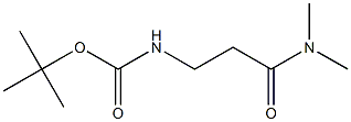 tert-butyl 3-(dimethylamino)-3-oxopropylcarbamate Structure