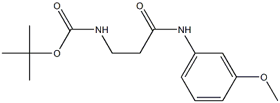  tert-butyl 3-[(3-methoxyphenyl)amino]-3-oxopropylcarbamate