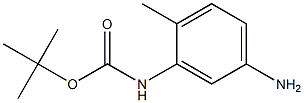 tert-butyl 5-amino-2-methylphenylcarbamate,,结构式