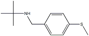 tert-butyl({[4-(methylsulfanyl)phenyl]methyl})amine Struktur