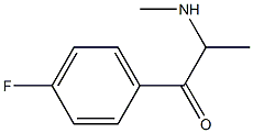 2-Methylamino-1-p-fluorophenyl-propan-1-one 结构式