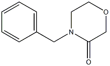 N-Benzyl-morpholin-3-one Struktur