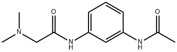 Acetamide,  N-[3-(acetylamino)phenyl]-2-(dimethylamino)- Struktur