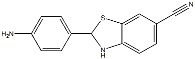  2-(4-AMINOPHENYL)-2,3-DIHYDROBENZO[D]THIAZOLE-6-CARBONITRILE