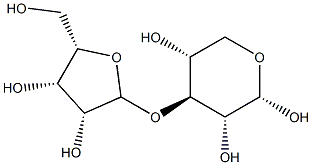 (2R,3R,4S,5R)-4-[(2S,3R,4S,5S)-3,4-dihydroxy-5-(hydroxymethyl)oxolan-2-yl]oxyoxane-2,3,5-triol Structure