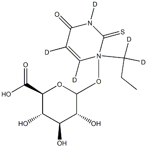 Propylthiouracil-d5 N--D-Glucuronide Structure