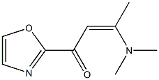 3-(Dimethylamino)-1-(1,3-oxazol-2-yl)but-2-en-1-one 结构式