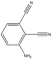 3-aminobenzene-1,2-dicarbonitrile 结构式