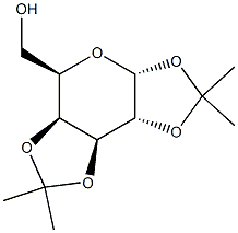 1,2,3,4-DI-O-ISOPROPYLIDENE a-D-GALACTOPYRANOSIDE extrapure Structure