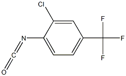 2-chloro-1-isocyanato-4-(trifluoromethyl)benzene,,结构式