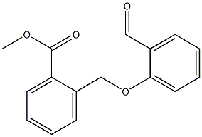 methyl2-((2-formylphenoxy)methyl)benzoate Structure