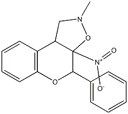 3a-nitro-2-methyl-4-phenyl-1,3a,4,9b-tetrahydro-2H-chromeno[4,3-d]isoxazole Structure