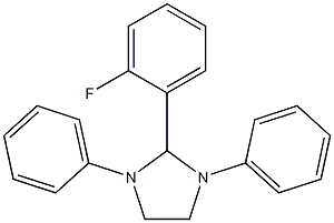 2-(2-fluorophenyl)-1,3-diphenylimidazolidine Structure