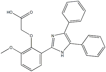 [2-(4,5-diphenyl-1H-imidazol-2-yl)-6-methoxyphenoxy]acetic acid