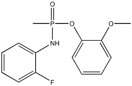 2-methoxyphenyl N-(2-fluorophenyl)-P-methylphosphonamidoate Structure