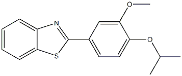 2-(4-isopropoxy-3-methoxyphenyl)-1,3-benzothiazole|