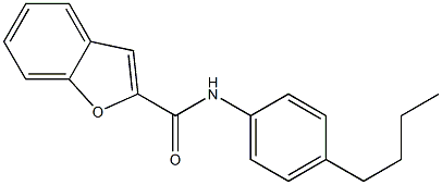N-(4-butylphenyl)-1-benzofuran-2-carboxamide Structure