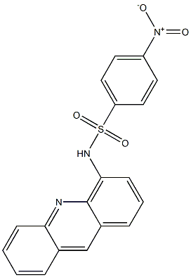 N-(4-acridinyl)-4-nitrobenzenesulfonamide Structure