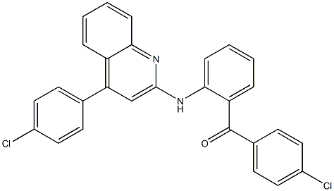 (4-chlorophenyl)(2-{[4-(4-chlorophenyl)-2-quinolinyl]amino}phenyl)methanone