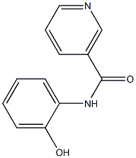 N-(2-hydroxyphenyl)nicotinamide,,结构式
