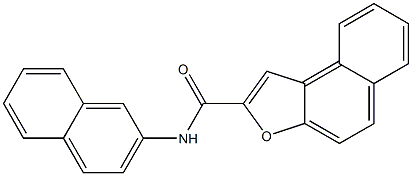 N-naphthalen-2-ylnaphtho[2,1-b]furan-2-carboxamide 结构式