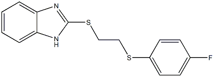 2-({2-[(4-fluorophenyl)sulfanyl]ethyl}sulfanyl)-1H-benzimidazole