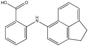 2-(1,2-dihydro-5-acenaphthylenylamino)benzoic acid Struktur