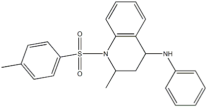  N-{2-methyl-1-[(4-methylphenyl)sulfonyl]-1,2,3,4-tetrahydro-4-quinolinyl}-N-phenylamine