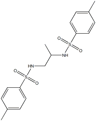 4-methyl-N-(1-methyl-2-{[(4-methylphenyl)sulfonyl]amino}ethyl)benzenesulfonamide Structure