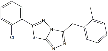  6-(2-chlorophenyl)-3-(2-methylbenzyl)[1,2,4]triazolo[3,4-b][1,3,4]thiadiazole