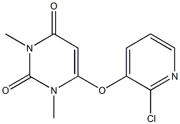  6-[(2-chloro-3-pyridinyl)oxy]-1,3-dimethyl-2,4(1H,3H)-pyrimidinedione