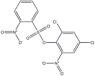 2,4-dichloro-6-nitrophenyl 2-nitrobenzenesulfonate Structure