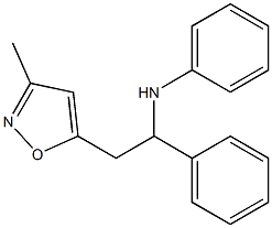 N-[2-(3-methyl-5-isoxazolyl)-1-phenylethyl]-N-phenylamine