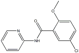 5-chloro-2-methoxy-N-(2-pyridinyl)benzamide Structure