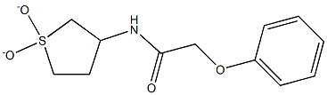 N-(1,1-dioxidotetrahydrothien-3-yl)-2-(phenyloxy)acetamide Structure