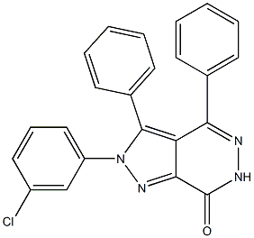 2-(3-chlorophenyl)-3,4-diphenyl-2,6-dihydro-7H-pyrazolo[3,4-d]pyridazin-7-one