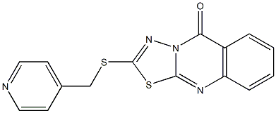 2-[(pyridin-4-ylmethyl)sulfanyl]-5H-[1,3,4]thiadiazolo[2,3-b]quinazolin-5-one