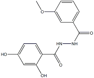  2,4-dihydroxy-N'-(3-methoxybenzoyl)benzohydrazide