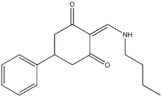 2-[(butylamino)methylene]-5-phenylcyclohexane-1,3-dione,,结构式