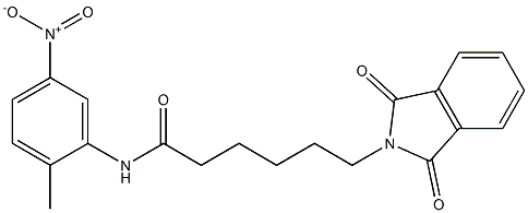 6-(1,3-dioxo-1,3-dihydro-2H-isoindol-2-yl)-N-{5-nitro-2-methylphenyl}hexanamide